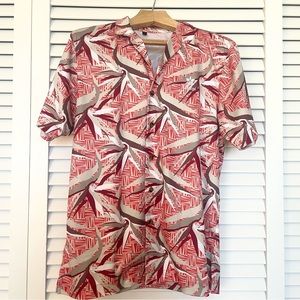 Men's Hawaiian Print Polo Golf Shirt (BRAND NEW!)
